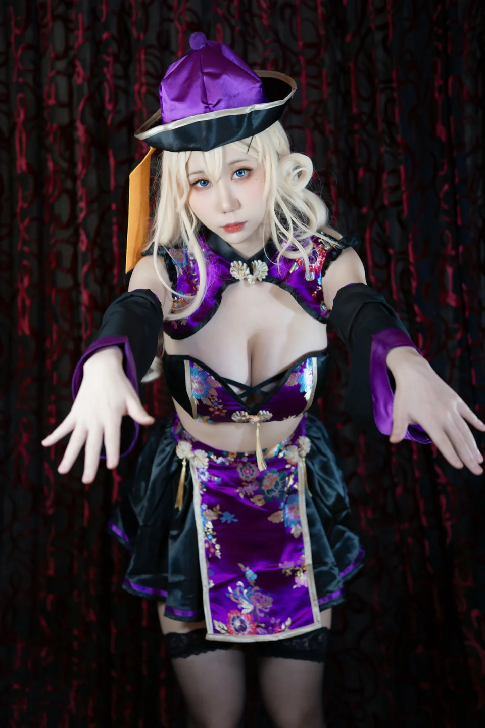 坊桥夜泊_No_002_Sugar_Whip_戦斗キョンシー_紫_40P_375MB tg@simisebaisi 【丝足阁】029.webp